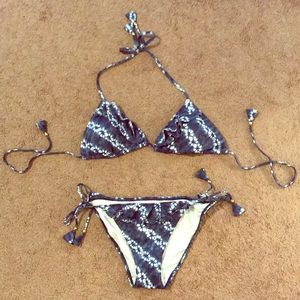 Victoria’s Secret Frilly tie dye bikini